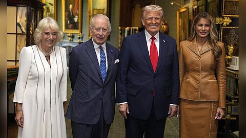 K&ouml;nigin Camilla und K&ouml;nig Charles besuchen Ende April Donald und Melania Trump.