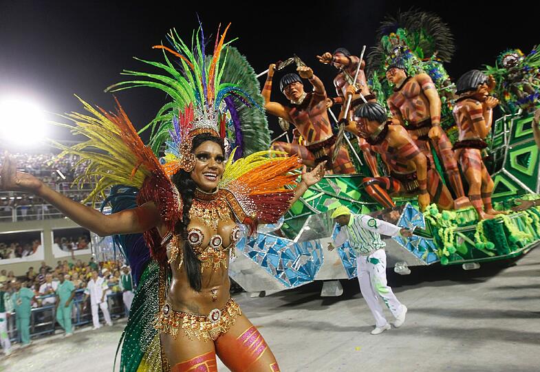 Samba in Rio 2012: Die Bilder vom Zuckerhut. Mit Fergie und Jennifer Lopez