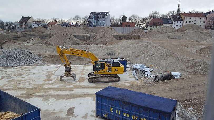 Baustelle Ex-Paulaner am Nockherberg März 2018
