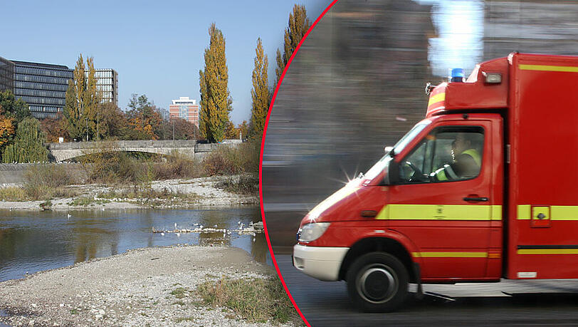 Unweit der Corneliusbrücke konnten die Männer gerettet werden (Symbolbild). Unweit der Corneliusbrücke konnten die Männer gerettet werden (Symbolbild).