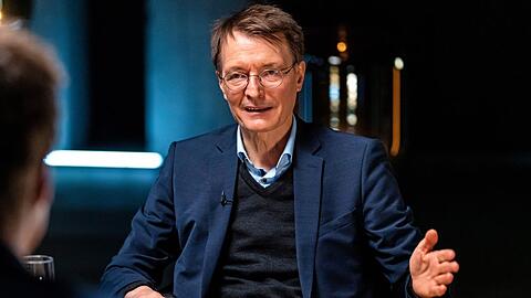 Karl Lauterbach in der WDR-Doku "Konfrontation - Markus Feldenkirchen trifft Karl Lauterbach".