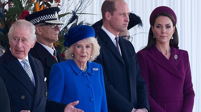 Bewegende Zeiten bei den Royals: König Charles (li.) und Prinzessin Kate (re.) fallen aktuell aus