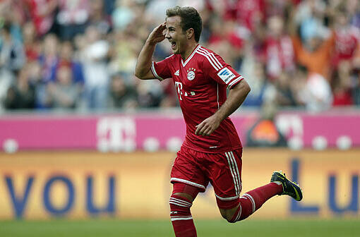Mario Götze spielt mit dem FC Bayern am Samstag beim Ex-Club Borussia Dortmund.