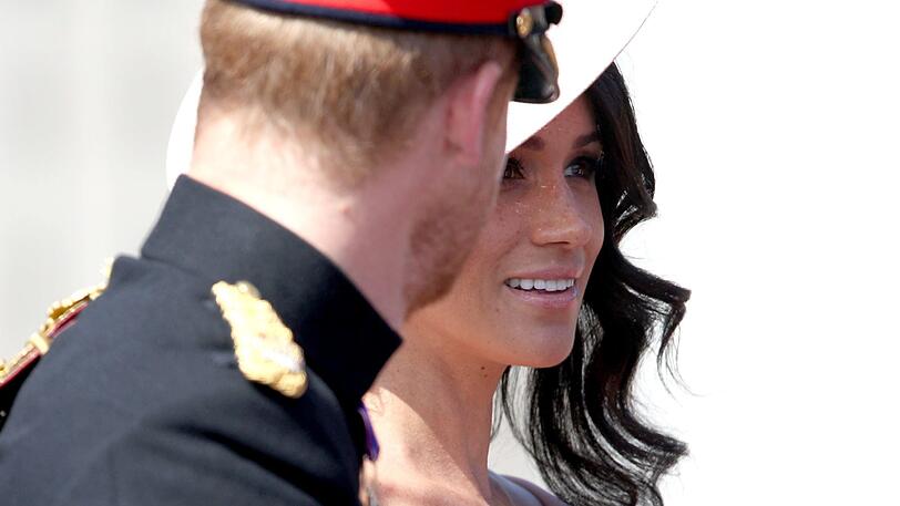 Meghan war zum ersten Mal als Mitglied der Köngisfamilie bei dem alljährlichem Trubel dabei.