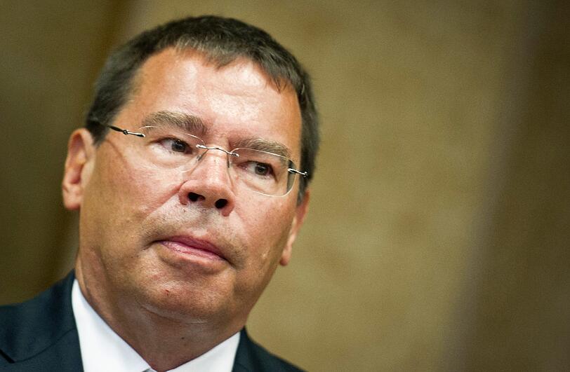 Ex-MAN Vorstand Anton Weinmann im Landgericht in München