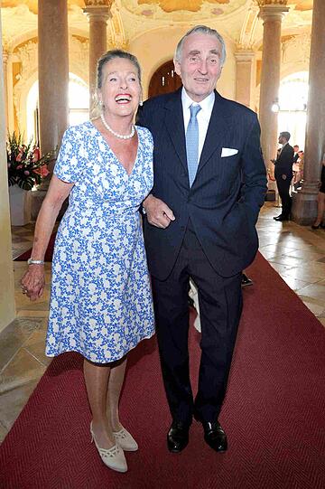 Max Herzog in Bayern und Frau Elisabeth Herzogin in Bayern.