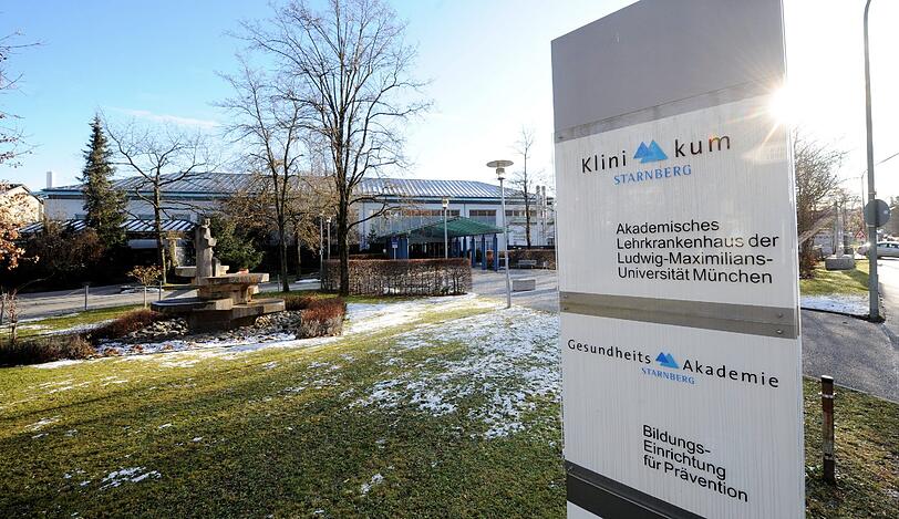 Hier ist er gestorben: das Klinikum Starnberg. Am 17. Dezember wurde er eingeliefert, am 24. gab sein Herz auf.