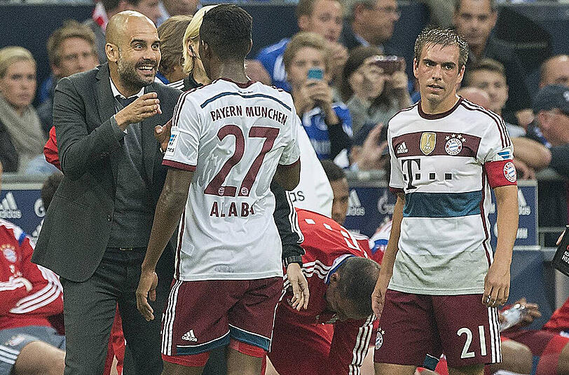 Pep Guardiola ließ in der Vorbereitung mit einer Dreierkette spielen