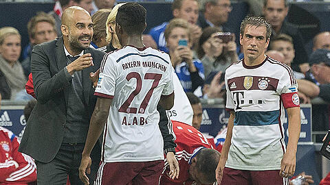 Pep Guardiola ließ in der Vorbereitung mit einer Dreierkette spielen