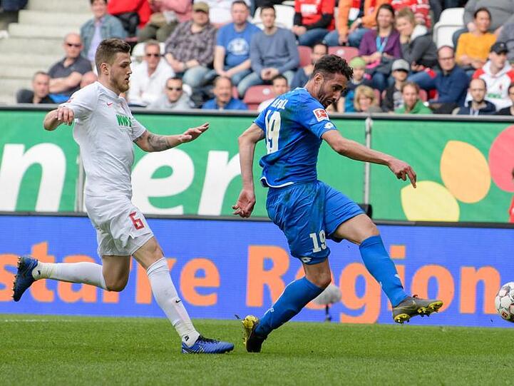 Der Mann des Tages: Hoffenheims Ishak Belfodil (r).