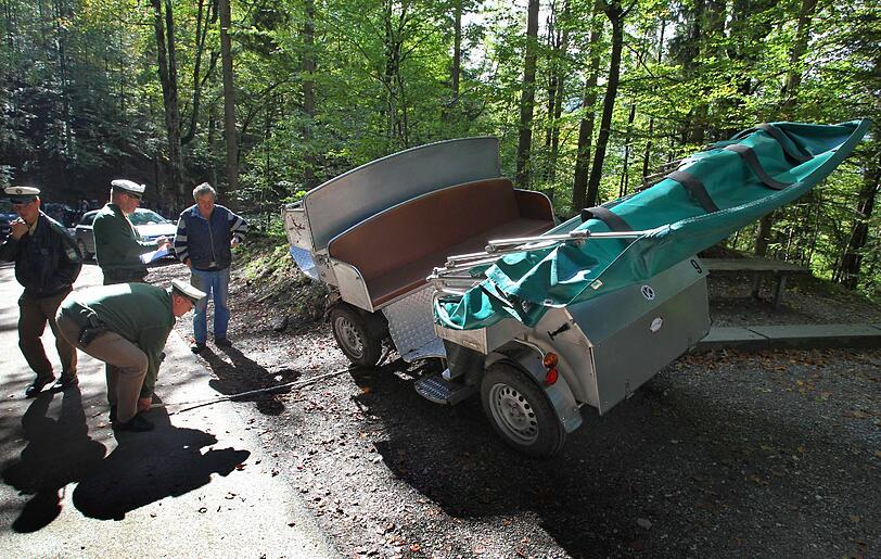 Die Bilder vom Kutschen-Unfall in Neuschwanstein.