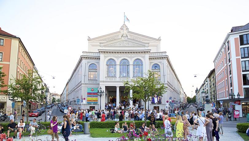 Das Gärtnerplatztheater. Das Gärtnerplatztheater.