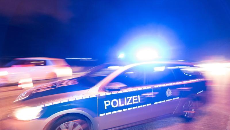 Ein Polizeifahrzeug steht während einer Verkehrskontrolle mit Blaulicht auf der Straße. Foto: Patrick Seeger/Archiv Ein Polizeifahrzeug steht während einer Verkehrskontrolle mit Blaulicht auf der Straße. Foto: Patrick Seeger/Archiv