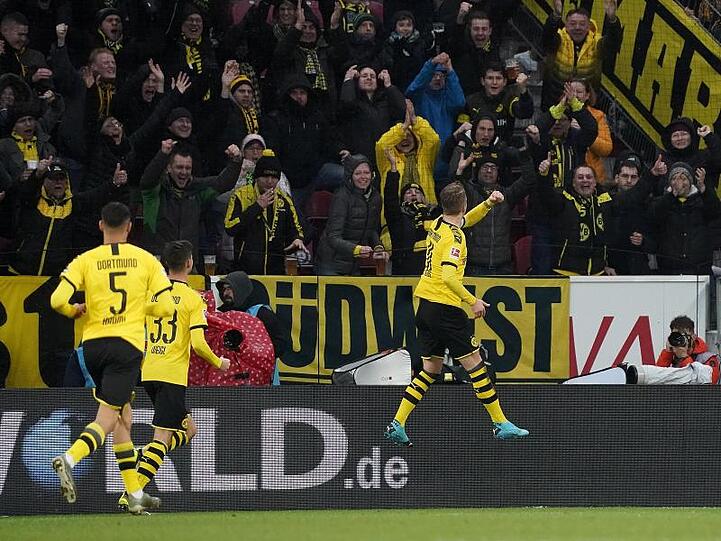 Die Dortmunder um Marco Reus (r) sind heiß auf RB Leipzig.