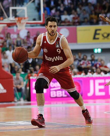 Pointguard Vasilije Micic (2 Basketbälle)