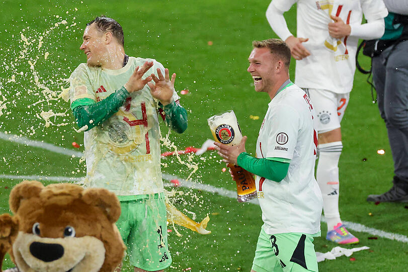 Duschte Kapitän Manuel Neuer: Ersatzkeeper Daniel Peretz.