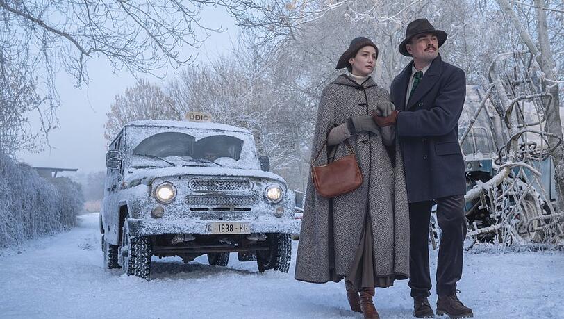 Jennifer Lawrence und Leonardo DiCaprio in "What Happens at Night".