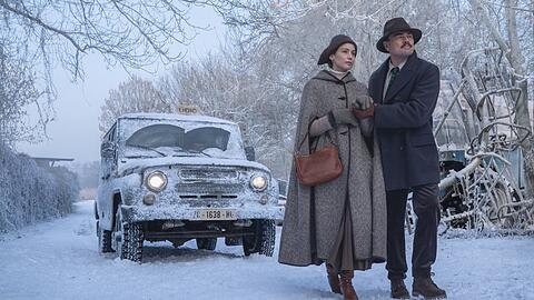 Jennifer Lawrence und Leonardo DiCaprio in "What Happens at Night".