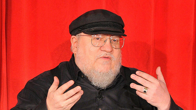 George R.R. Martin Mitte März bei einer Podiumsdiskussion in Hollywood George R.R. Martin Mitte März bei einer Podiumsdiskussion in Hollywood