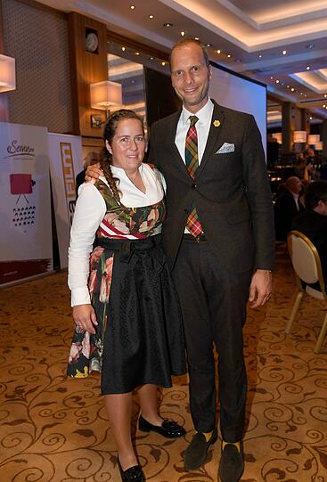 Hoteldirektor Constantin Ritter von Deines und Frau Julia