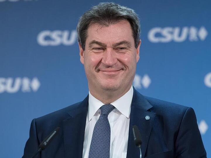 Markus Söder (CSU), Ministerpräsident von Bayern, nimmt an einer Pressekonferenz teil. Foto: Sven Hoppe/dpa/Archivbild