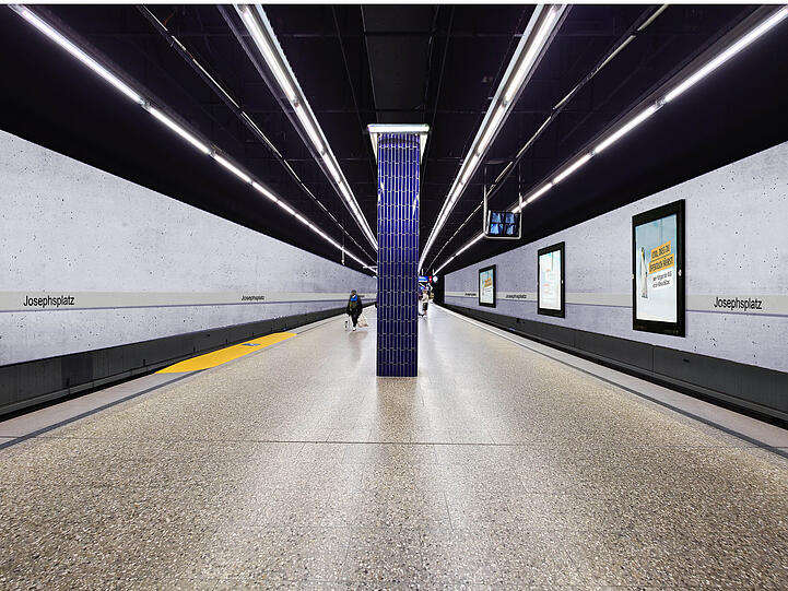 So soll der U-Bahnhof Josephsplatz aussehen.