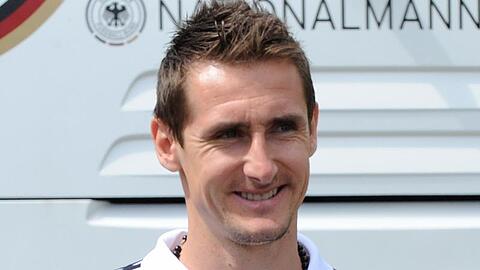 Darf wohl im Auftaktspiel in der Startformation ran: Miroslav Klose.