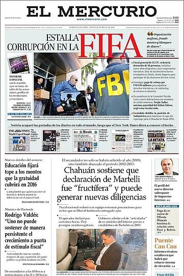 Das schreibt El Mercurio.