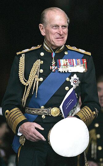 Prinz Philip 2005 in London. Nach dem Tod der Queen Mother 2002 war er das älteste Mitglied der britischen Königsfamilie und der am längsten arbeitende Regentengemahl.