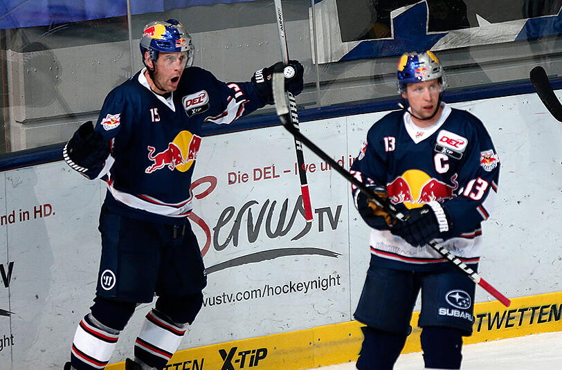 Jason Jaffray (l) durfte wieder jubeln.
