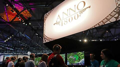Auf der letztjährigen Gamescom stellte sich "Anno 1800" vor.