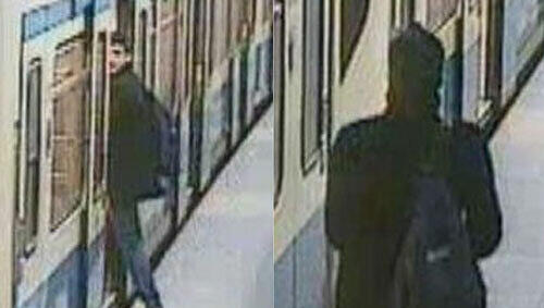 Überwachungskameras hielten diese Szenen fest: Der Täter an der U-Bahn Haltestelle Feldmoching (Fahndungsbild). Überwachungskameras hielten diese Szenen fest: Der Täter an der U-Bahn Haltestelle Feldmoching (Fahndungsbild).