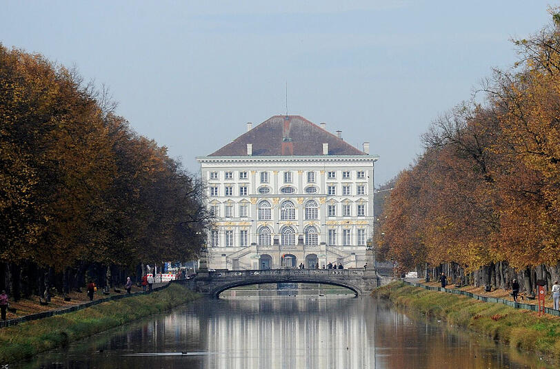 Immer noch beliebt bei den Touristen: Schloss Nymphenburg