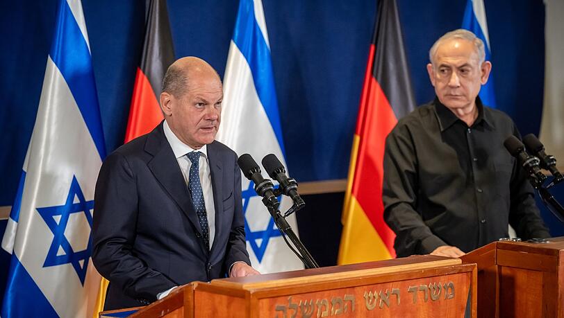 Scholz en Israel: razones de Estado y alarma de cohetes