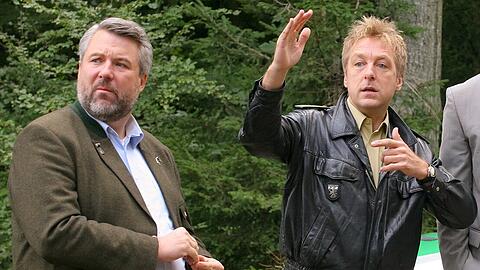 Dieter Fischer und Max Müller stehen seit Jahren gemeinsam für "Die Rosenheim-Cops" vor der Kamera.