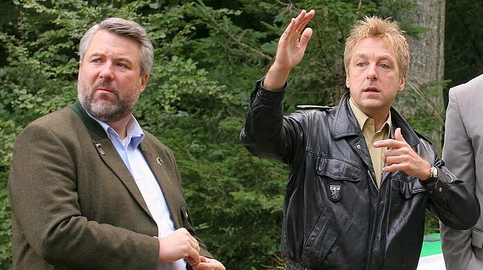Dieter Fischer und Max Müller stehen seit Jahren gemeinsam für "Die Rosenheim-Cops" vor der Kamera.