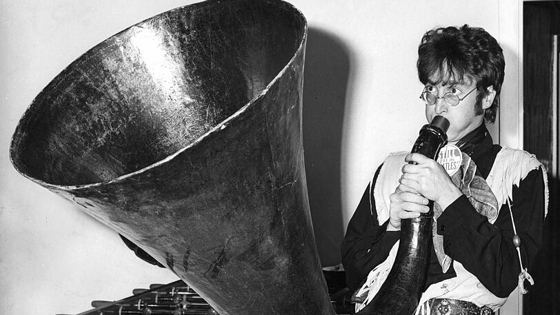 Beatles-Sänger und -Gitarrist John Lennon.