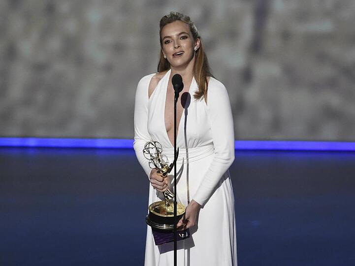 Schauspielerin Jodie Comer wurde als "Beste Hauptdarstellerin in einer Drama-Serie" ausgezeichnet.