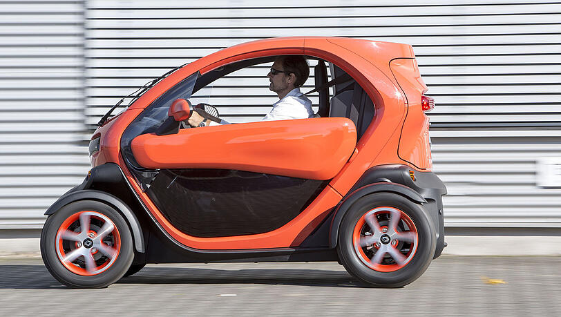 Der Twizy 45 von Renault. Der Twizy 45 von Renault.