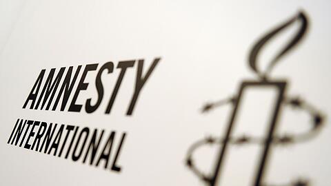 Das Logo von Amnesty International.