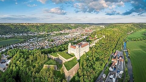 Die Willibaldsburg ist das Wahrzeichen von Eichstätt.
