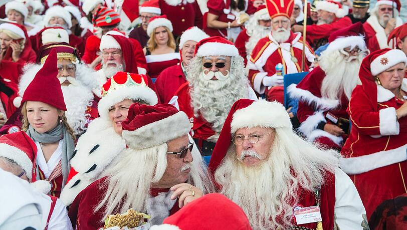 Der Weltkongress der Weihnachtsmänner in Kopenhagen. Der Weltkongress der Weihnachtsmänner in Kopenhagen.