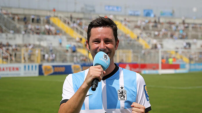 Neuer  Stadionsprecher des TSV 1860: Sebastian Schäch.