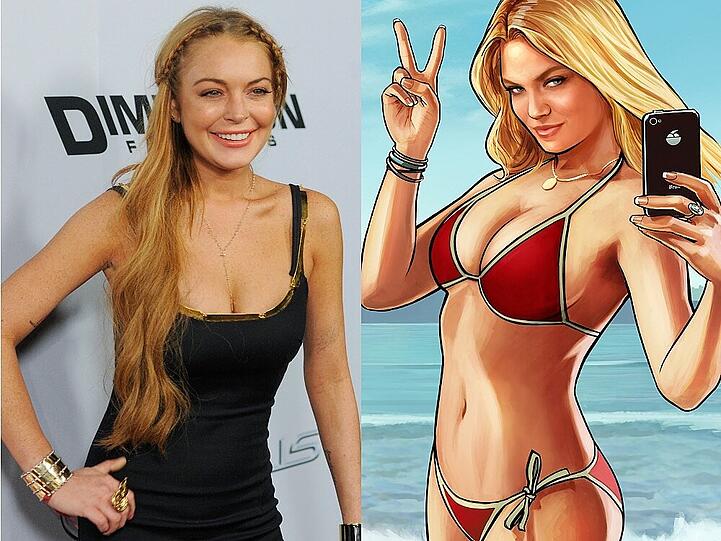 Entscheiden Sie selbst: Links Lindsay Lohan, rechts die "GTA"-Blondine
