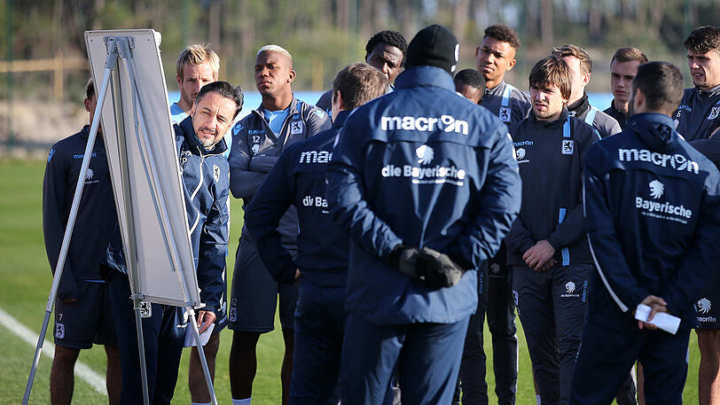 Bevor die 1860-Profis am fünften Tag des Trainingslagers in Troia zumindest halbtags durchschnaufen durften, nahm sie Trainer Vitor Pereira nochmal so richtig ran.