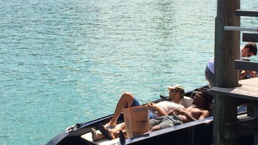 Thiago, Javi Martínez und Renato Sanches am Dienstagmittag mit einer kleinen Bootstour auf dem Tegernsee. Thiago, Javi Martínez und Renato Sanches am Dienstagmittag mit einer kleinen Bootstour auf dem Tegernsee.