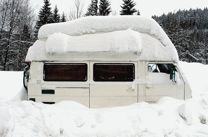 In modernen Wintermobilen friert man selbst im Winter nicht.