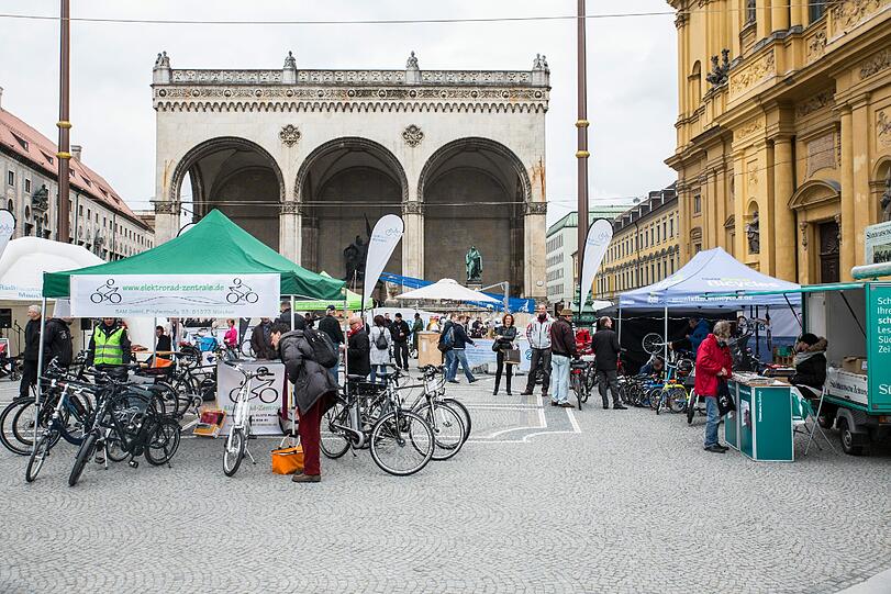 Trotz Grusel-Wetter war bei den Radltagen immer was los.