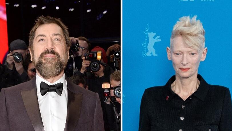 Javier Bardem und Tilda Swinton bei vergangenen Berlinale-Besuchen.