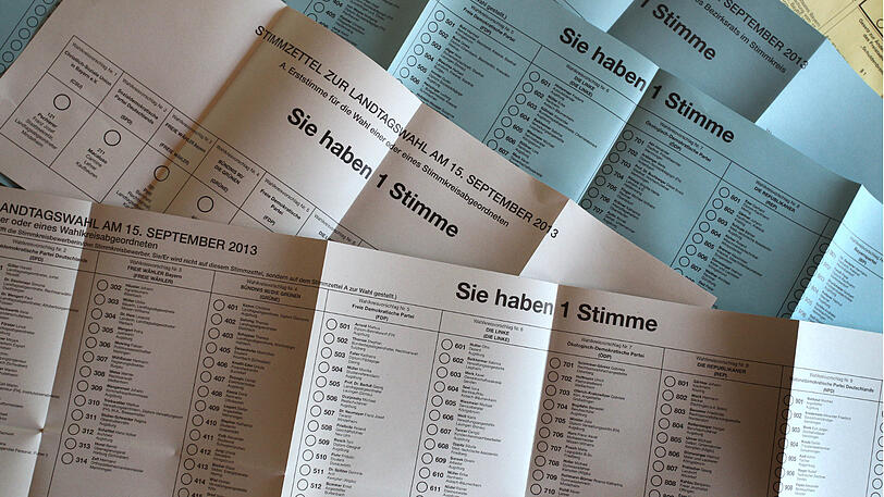 In neun verschiedenen Wahlkreisen treten die Kandidaten in München bei der Landtagswahl an.
